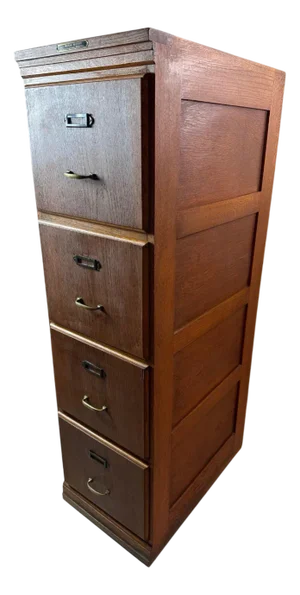 Oak File Cabinet, 1920