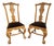 Queen Anne Style Dining Chairs Ball and Claw Feet -Pair For Sale