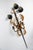 This Italian style sconce has three fabric shades, a sword motif, and gilded wheat stalks. A real statement maker! It...