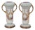 19th Century Pair Art Nouveau Art Deco Robert Hanke Porcelain Vases For Sale
