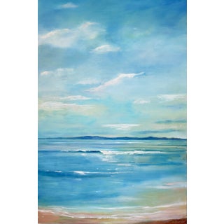 Original Seascape Oil Painting Santa Barbara Painting by Michele Zuzalek Titled a "New Day" For Sale
