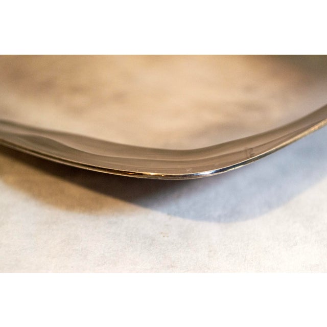 Mid-Century Modern Vintage Gallia Silver-Plated Metal Pocket Emptier from Christofle, France, 1950 For Sale - Image 3 of 5