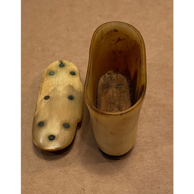 Antique Scottish Horn Snuffbox For Sale - Image 4 of 5
