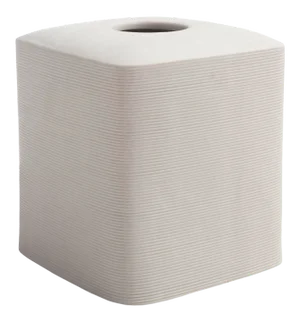 Fillmore Tissue Holder in White/Black