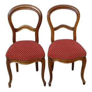 Louis Philippe Chairs, 19th Century, Set of 2 For Sale