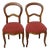Louis Philippe Chairs, 19th Century, Set of 2 For Sale