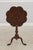 Queen Anne Biggs Scallop Tilt Top Mahogany Candle Stand Table For Sale - Image 3 of 12