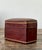Mid-Century Modern Vintage Gold Embossed Leather Card Box For Sale - Image 3 of 12