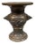 Late 19th Century Chinese Archaistic Bronze Turtle/Floral Motif Phoenix Head Handles Gu-Form Vase For Sale