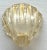 Gold Set/6 Murano Gold Leaf Shell Shaped Salt Cellars, Nut Bowls For Sale - Image 8 of 11