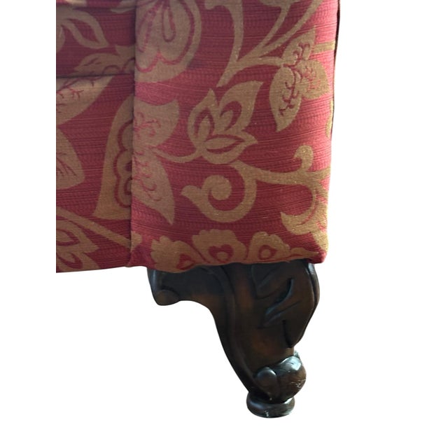 Late 20th Century Traditional Chaise Lounge Sofa For Sale - Image 10 of 12