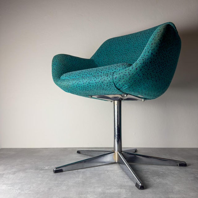 Mid-Century Modern Stol Kamnik Swivel Chair, Yugoslavia, 1970s For Sale - Image 13 of 18