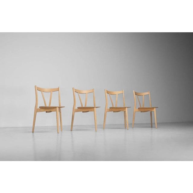 PP51/3 V Chairs attributed to Hans J. Wegner for PP Mobler, Denmark, 1988, Set of 4 For Sale - Image 10 of 18