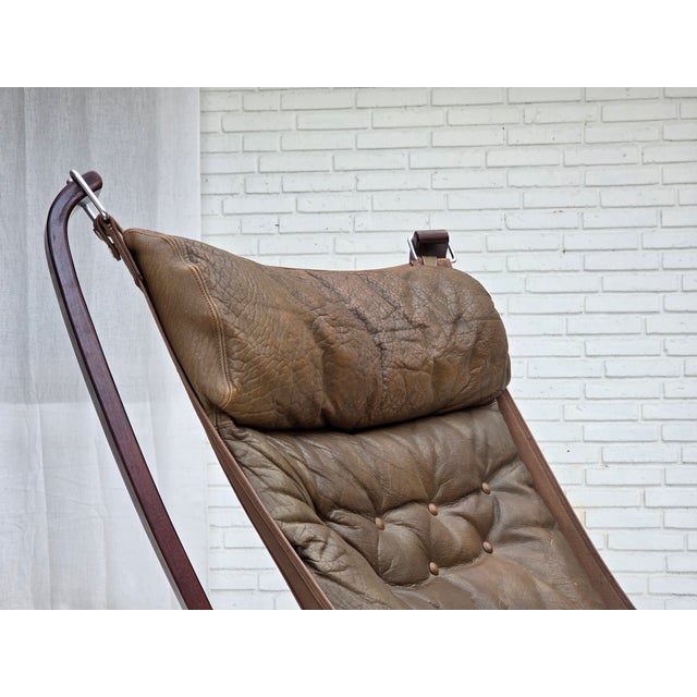 Norwegian Falcon Lounge Chair by Sigurd Ressel for Vatne Møbler, 1970s For Sale - Image 17 of 18