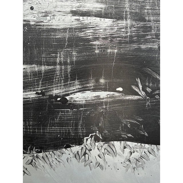 " Onyx Mined by Silver" by Michael DesRosiers Polymer Paint on MDF Panel (2022) For Sale In New York - Image 6 of 11