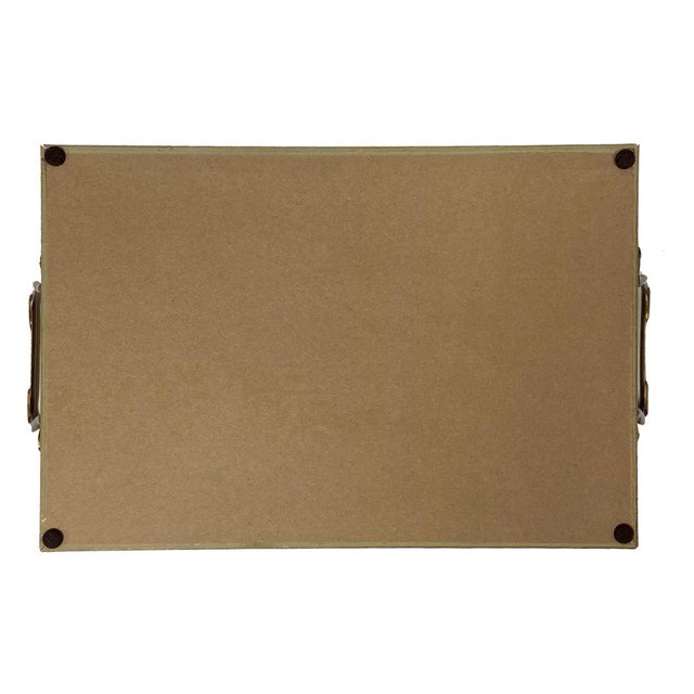 Art Nouveau Gibson Girl Decorative Tray With Brass Handles, 19-1/2" X 11-1/2" For Sale - Image 4 of 4