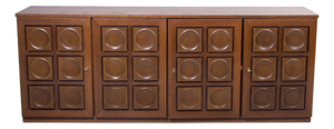 Vintage Brutalist Sideboard by Gerhard Bartels, 1970s