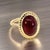 Natural Solitaire Spessartite Garnet Ring 6.5 14k Y Gold 8.08 Cts Certified For Sale - Image 11 of 14