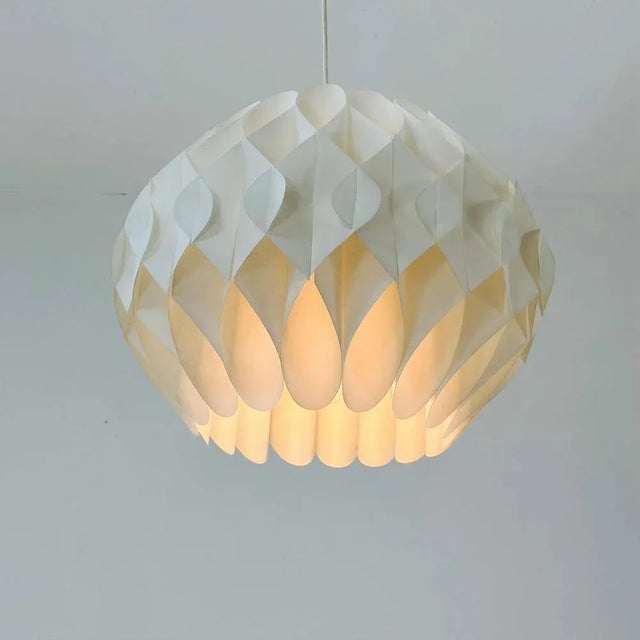 Butterfly Pendant Lamp by Lars Schiøler for Hoyrup Denmark For Sale - Image 3 of 11