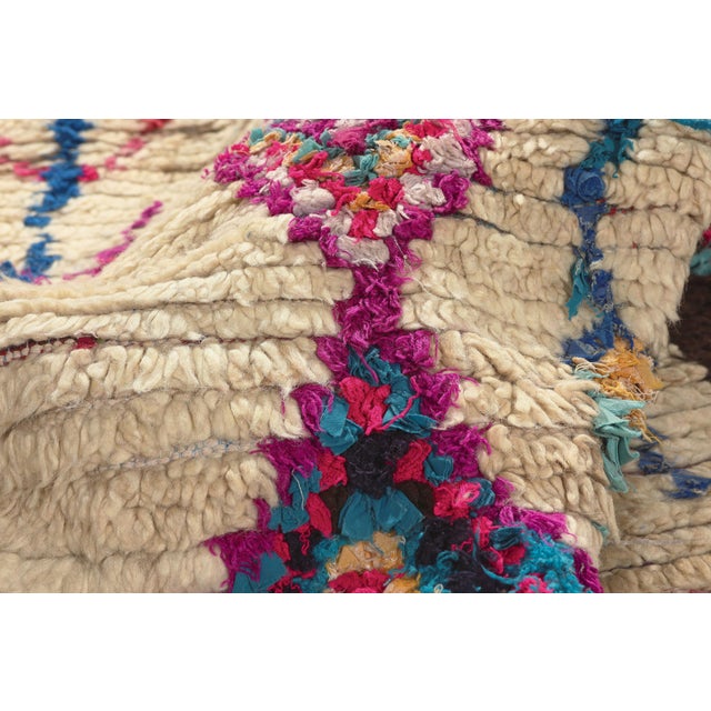 Late 20th Century Vintage Azilal Moroccan Rug, 04'11 X 08'08 For Sale - Image 5 of 10