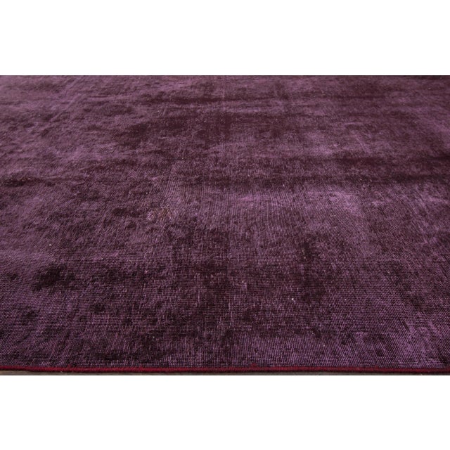 1960s Vintage Overdye Rug For Sale - Image 5 of 6