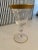 1950s 1950s Glastonbury-Lotus “Bracelet" Pattern. Gold Encrusted Crystal Wine Glasses Set of 9 For Sale - Image 5 of 5