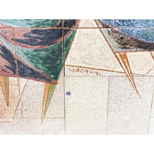 Ceramic Ceramic Wall Panel, 1960s For Sale - Image 7 of 8