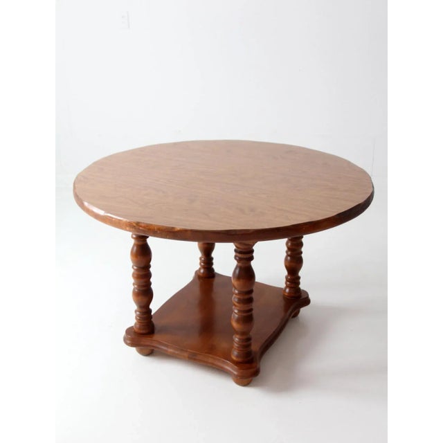 Vintage Lodge Style Table For Sale - Image 10 of 12