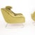 Set of Green Velvet Armchairs, 1970s For Sale - Image 6 of 8