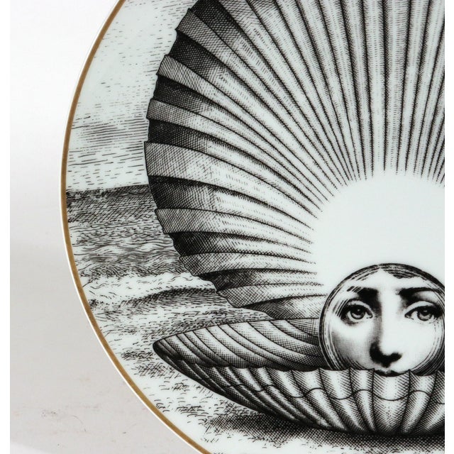 Black Piero Fornasetti Themes & Variations for Rosenthal, Motiv 14 For Sale - Image 8 of 8