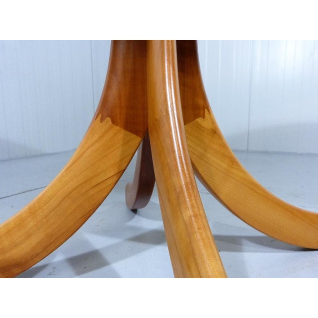 Wood Danish Oval Coffee Table in Ashwood, 1960s For Sale - Image 7 of 9