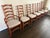 Pennsylvania House Vintage Pennsylvania House French Country Solid Cherry Ladderback Dining Chairs – Set of 6 Circa. 1988 For Sale - Image 4 of 7