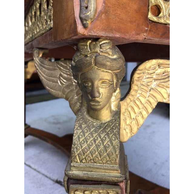 Wood 1920s Art Deco Egyptian Revival Cocktail Coffee Table For Sale - Image 7 of 16