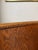 Brown Antique Solid Mission Carved Oak Wood Church Pew Bench For Sale - Image 8 of 12