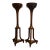 1930s Pair of Tall Art Deco Walnut and Ormolu Mounted Planters For Sale