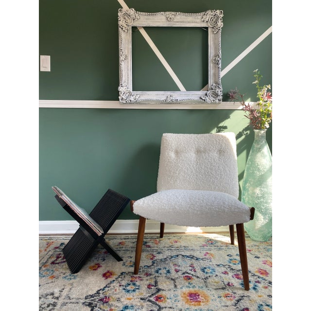 Plastic Late 20th Century Mid-Century Modern Black Acrylic Foldable Magazine Rack For Sale - Image 7 of 12