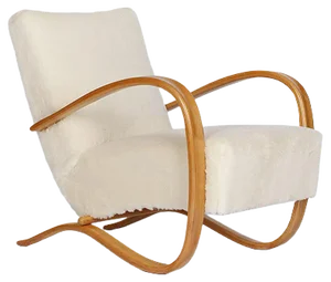 Art Deco Model H 269 Lounge Chair by Jindřich Halabala for UP Závody, 1930s