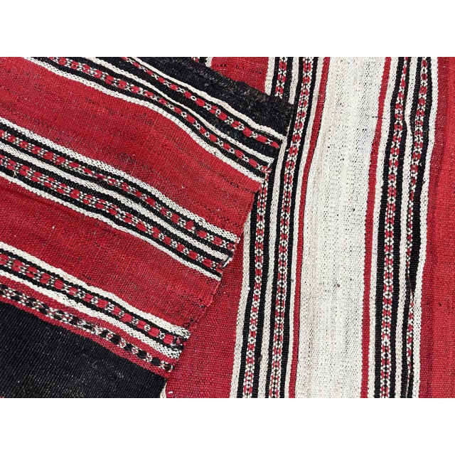 Vintage Mazanderan Kilim Runner, as Is 2'2" X 11'3",c-1970 For Sale - Image 4 of 7