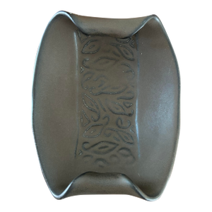 Late 20th Century Hilborn Art Pottery Sculptural Trinket Dish