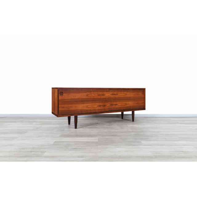 Mid-Century Modern Danish Modern Rosewood Model-20 Credenza by Niels Otto Moller For Sale - Image 3 of 13