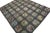 1930s Gray Roses Folk Art Antique American Hooked Rug 5'10" X 7'6" Woven Cotton Carpet For Sale - Image 4 of 12