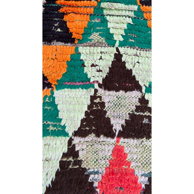 Boujad rugs are handwoven pile rugs from a small region in Haouz between the Middle Atlas and the Atlantic ocean. The...
