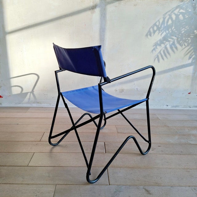 1950s French Folding Chairs, 1950s, Set of 2 For Sale - Image 5 of 13