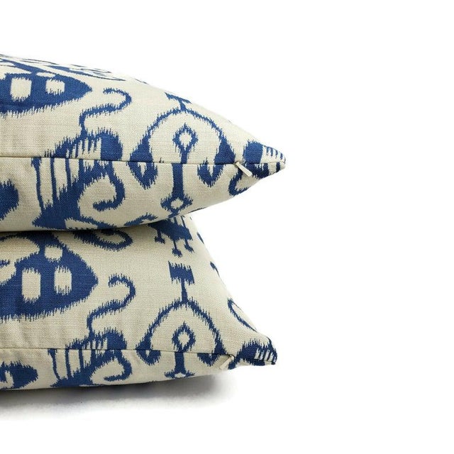 Not Yet Made - Made To Order Robert Allen Sweet Nothings in Bluebell Pillow Cover For Sale - Image 5 of 7