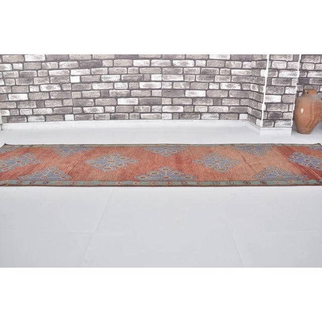 1960s Vintage Anatolian Kurdish Wool Runner For Sale - Image 5 of 10