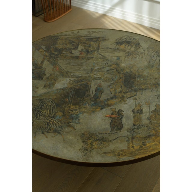 Philip and Kelvin LaVerne Mid-Century Modern Chan Coffee Table by Laverne, Brass & Pewter, 1965 For Sale - Image 4 of 13
