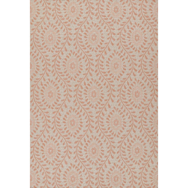 Momeni Contemporary Indoor/Outdoor Riviera Vine Rug in Coral, 6'6" x 9' For Sale