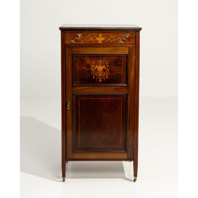 19th Century France Brown Wood Storage Cabinets & Cupboards For Sale In Greensboro - Image 6 of 10