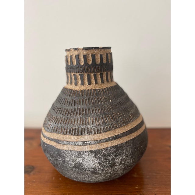 1970s Studio Pottery Vase For Sale - Image 4 of 5