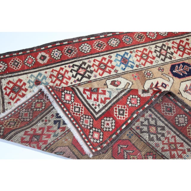 Antique Caucasian Gendje Rug For Sale - Image 4 of 16